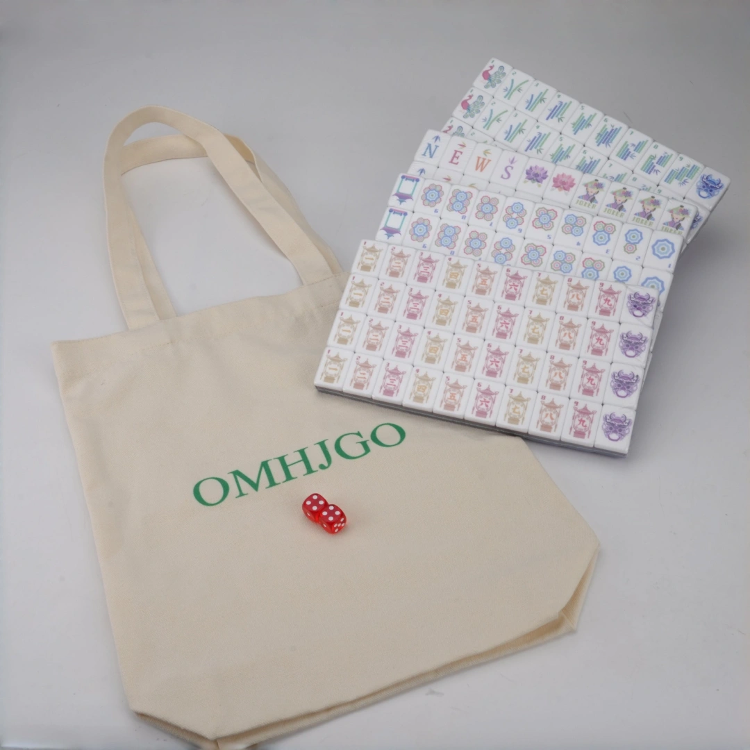 OMHJGO American Mahjong complete 160 tile set with branded canvas bag