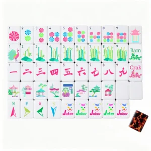 OMHJGO Lumina Mahjong Tiles full 160-piece American mahjong set